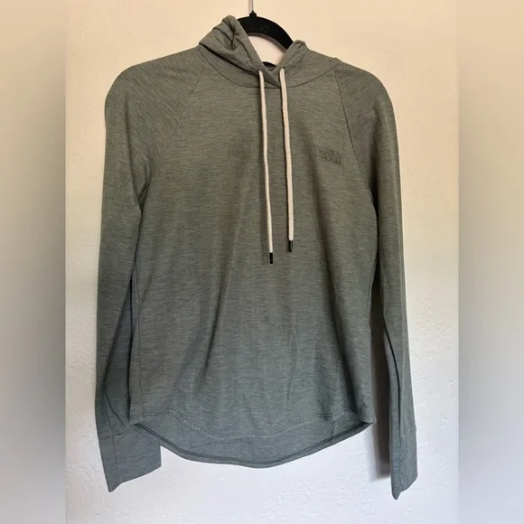THE NORTH FACE • Thyme Heather Westbrae Knit Pullover Hoodie Size Small - Picture 6 of 11